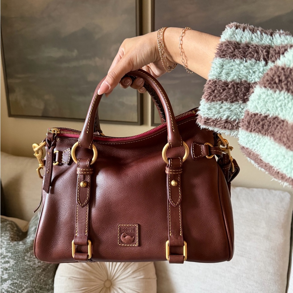 Dooney & Bourke Florentine Satchel in Chestnut
